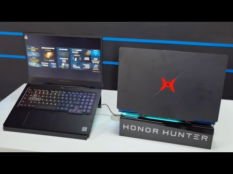 Huawei Honor Hunter Gaming Laptop V700 - Live Demo & Hands On ( Honor Watch GS Pro & HonorWatch ES )