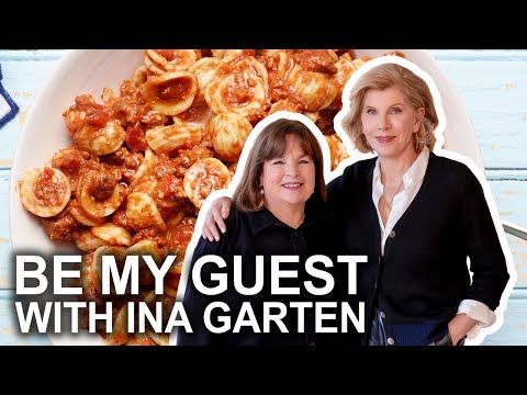 Ina Garten and Christine Baranski Make Weeknight Bolognese | Be My Guest | Food Network