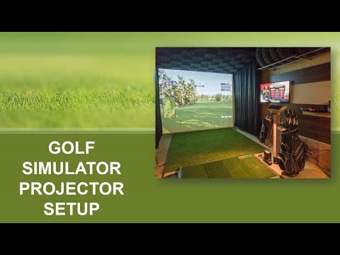 How to setup your projector for your golf simulator