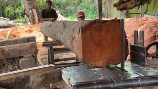 Processing 2x20 Boards for Houses with Modern Sawmill Machines