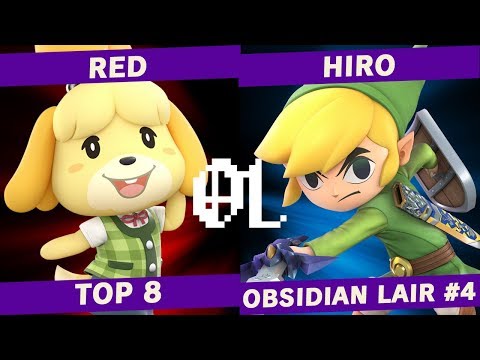 Hiro(Toon Link) vs Red(Isabelle) - TOP 8 - OBSIDIAN LAIR #4