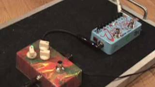 Video thumbnail for Z.Vex Ooh Wah II and Gearmanndude LUTHER DRIVE guitar effects pedal demo by gearmanndude