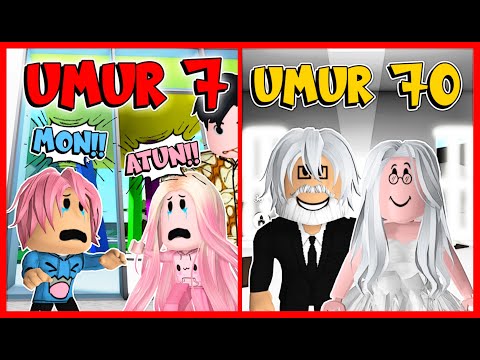FINALLY!! ATUN AND @sapipurba MARRIED AT 70!! Roblox RolePlay (Grow Old Simulator)