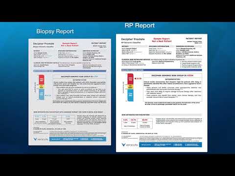 Decipher Prostate Biopsy and RP Test Reports Overview