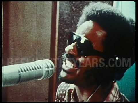 Stevie Wonder • recording “Living For The City” (IN COLOR!) • 1973