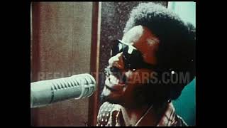 Stevie Wonder • recording “Living For The City” (IN COLOR!) • 1973