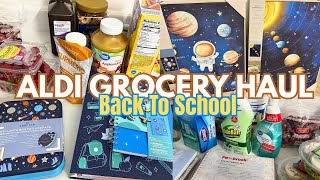 What Cool School Supplies Did I Find at Aldi? Aldi Grocery Haul and Little Walmart and Amazon Finds