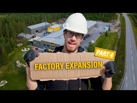 Floor and walls in place - Factory Expansion Part 4