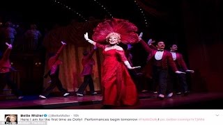 Bette Midler | Hello Dolly! Bette Midler shares first pic of herself in Broadway revival of musical