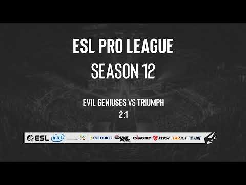 LIVE: Evil Geniuses vs. Triumph - ESL Pro League Season 12 - Groupstage - NA