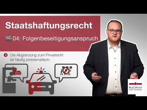 Folgenbeseitigungsanspruch | 🎬 04 | Staatshaftungsrecht