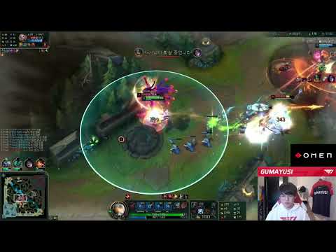 T1 Gumayusi's clean Varus combo against enemy Olaf | Stream Highlights
