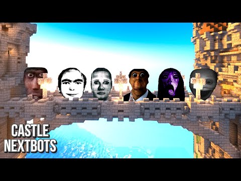 SURVIVAL CASTLE WITH 100 NEXTBOTS in Minecraft - Gameplay - Coffin Meme