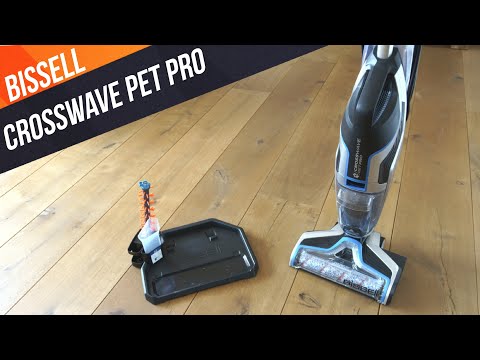 Plaunantis dulkių siurblys - šluota Bissell CrossWave PetPro / BISS10077 video