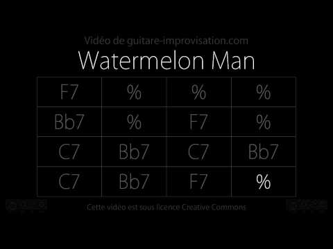 Watermelon Man : Backing track (16 bar Blues in F)