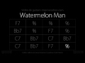 Watermelon Man Backing Track 16 Bar Blues In F