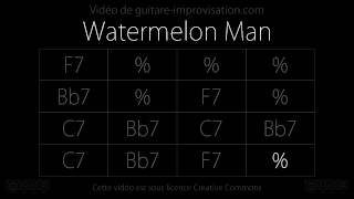 Watermelon Man : Backing track (16 bar Blues in F)