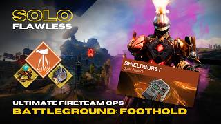 NEW Titan Aspect Shieldburst, Hallowfire &amp; Vex Mythoclast - Solo Ultimate "BG: Foothold" - Destiny 2