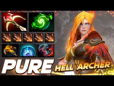 Pure Windranger - HELL ARCHER - Dota 2 Pro Gameplay [Watch & Learn]