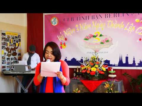 CLB TÌNH BẠN e.V BERLIN KỶ NIỆM 3 NĂM NGÀY THÀNH LẬP