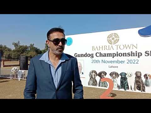 Malik Nasir Ishaq President kennel club of Pakistan | Gundog championship 2022
