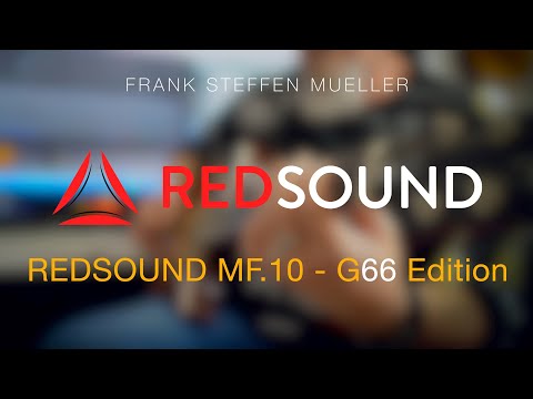 Red Sound MF10 G66 Edition | Powered FRFR Full Range Cabinet For Amp Modeler | Frank Steffen Mueller