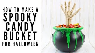 Make This Halloween Candy Bucket in Minutes