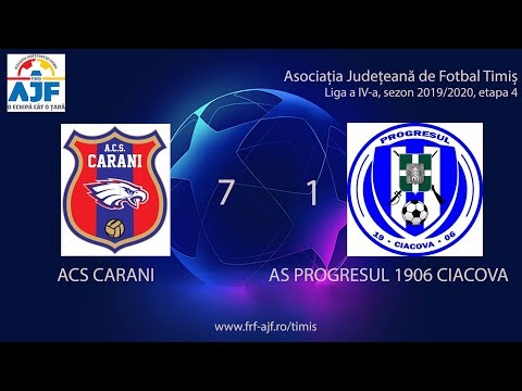 Liga 4 Timis, etapa 4, ACS CARANI - AS PROGRESUL 1906 CIACOVA