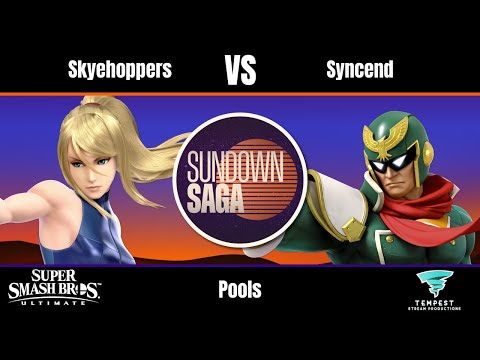 Skyehoppers (Zero Suit Samus) vs Syncend (Captain Falcon) - Ultimate Pools - Sundown Saga 2025