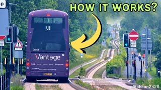 What's the SECRET of the Buses on a Train Track | Leigh Guided Busway