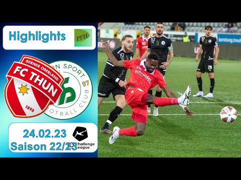 Highlights: FC Thun vs Yverdon - Sport FC (24.02.2023)