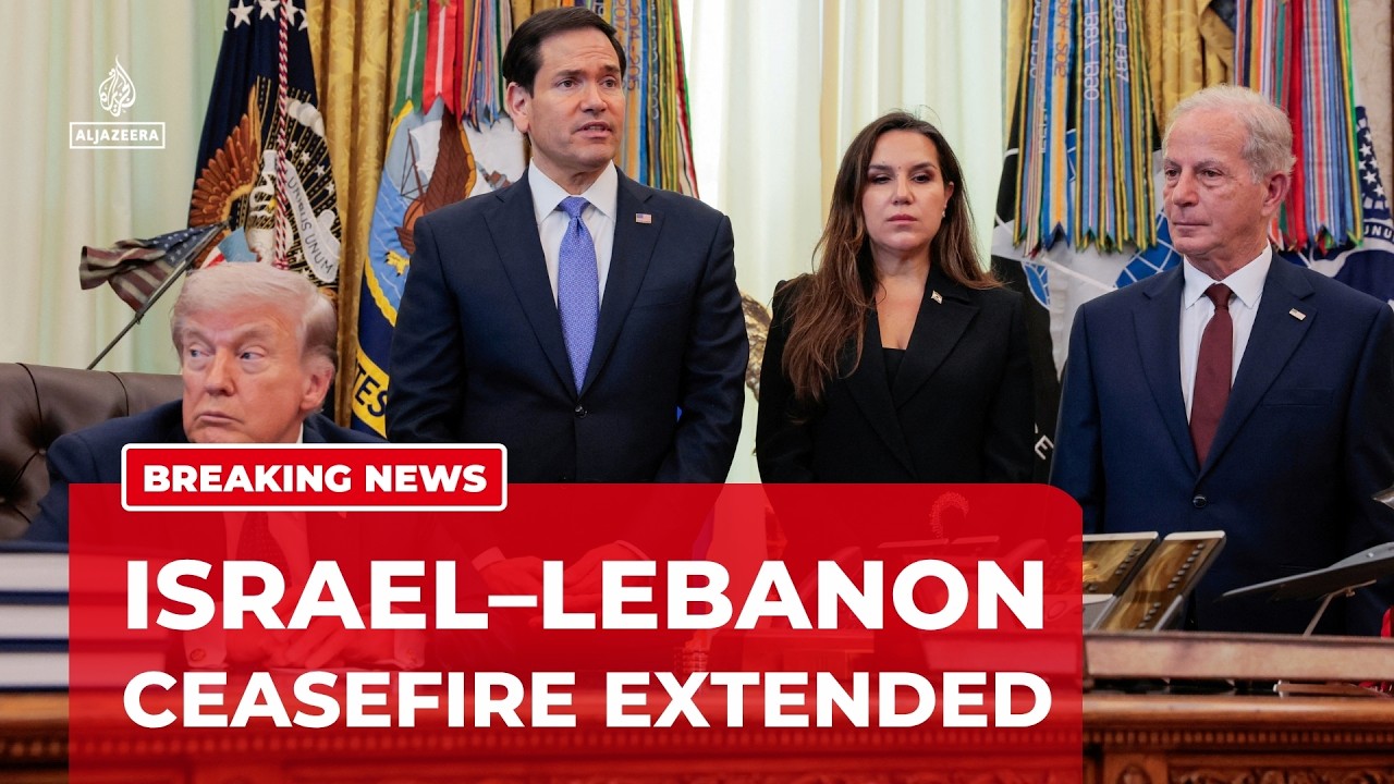 Israel, Lebanon agree to extend ceasefire by three weeks: Trump
