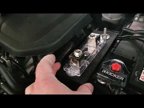 Car Audio Fuse Installation