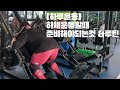 [하루운동] 하체운동 하기전 마사지 보호장비 보충제 스트래칭 다시 다이어트!