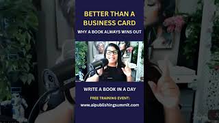 Why books are better than business cards
