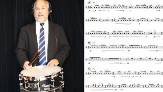 NCMEA 2025-2026 Grades 11-12 Snare Drum Part 1-Concert Solo