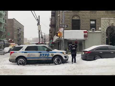 The scene at 2264 Grand Ave in University Heights, Bronx, the day after a residential fire 1/25/26.