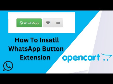 How to install WhatsApp Extension on OpenCart