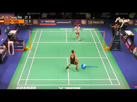 Denmark Open 2017-R32-MS-LEE Chong Wei vs Pablo Abian
