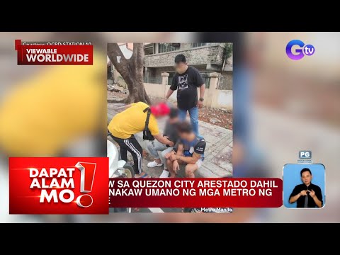 Dating pulis, arestado sa pagbebenta ng nakaw na motor (May 20, 2024) Dapat Alam Mo!