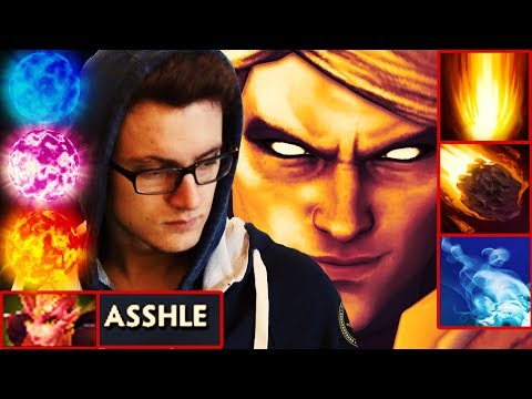Liquid Miracle Invoker 200 IQ Fast Thinking - Monkey King Mid - Dota 2 7.18