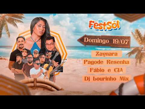 🌞🏖️ 27º FESTSOL 2026 DOMINGO DIA 19 DE JULHO – O verão acontece aqui! 🏖️🌞