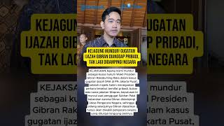 Download lagu KEJAGUNG MUNDUR! GUGATAN IJAZAH GIBRAN DIANGGAP PRIBADI, TAK LAGI DIDAMPINGI NEGARA mp3