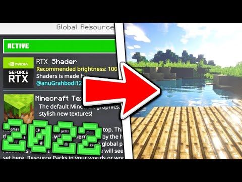 How To Get Shaders For Minecraft Bedrock 2022! (Android, IOS, Windows 11, Xbox, PS5)