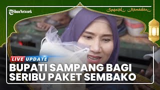 Bagikan 1.000 Paket Sembako ke Warga, Bupati Sampang Setir Truk Sendiri ke Sejumlah Wilayah