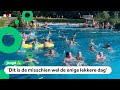 Drukte bij buitenzwembaden die nog open zijn