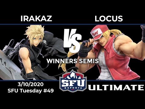 SFU Tuesday #49: Irakaz (Cloud) vs Locus (Terry Bogard) - Winners Semis