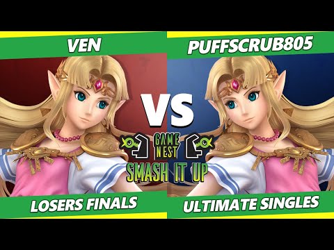 Smash It Up 30 Losers Finals - Ven (Zelda) Vs. Puffscrub805 (Zelda) SSBU Ultimate Tournament