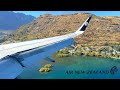 The Most Beautiful Approach In The World Queenstown From Wellington WLG Air New Zealand A320