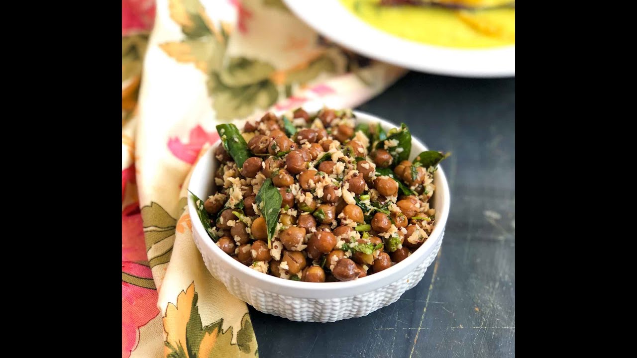 கோவில் சுண்டல் | Kovil Sundal Recipe in Tamil - Naivedyam